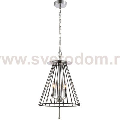 Светильник подвесной Crystal Lux MODESTO SP3 BLACK/CHROME (0970/203)