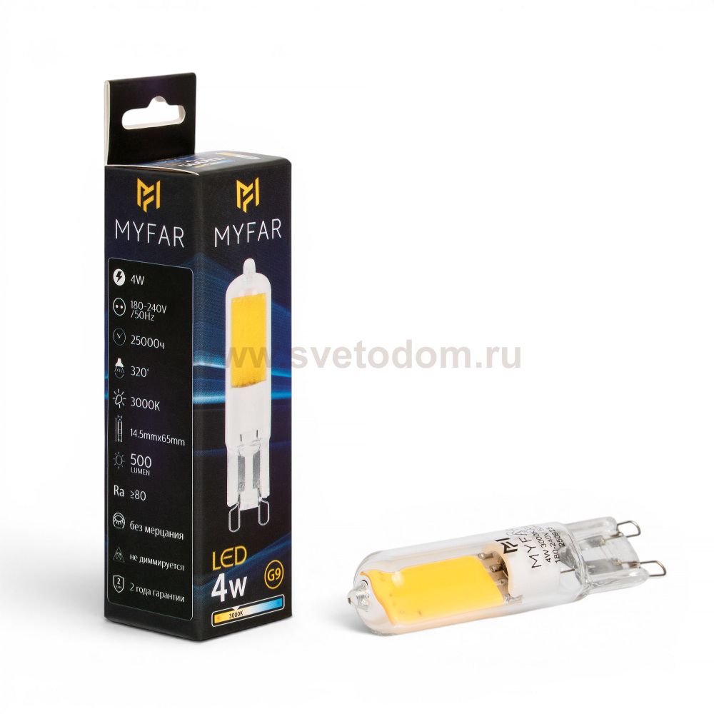 Лампочка светодиодная Base9 MB1101G9-4W3K