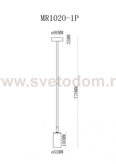 Подвесной светильник Dereck MR1020-1P MyFar
