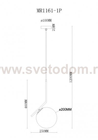 Подвесной светильник Pierre MR1161-1P MyFar