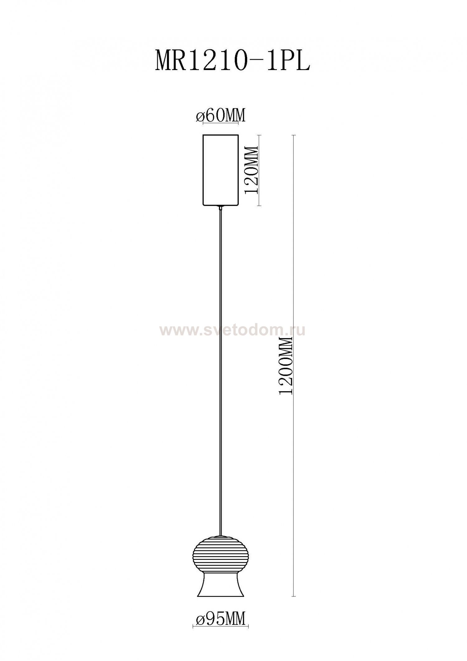 Подвесной светильник Jane MR1210-1PL MyFar