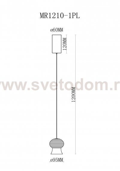 Подвесной светильник Jane MR1210-1PL MyFar