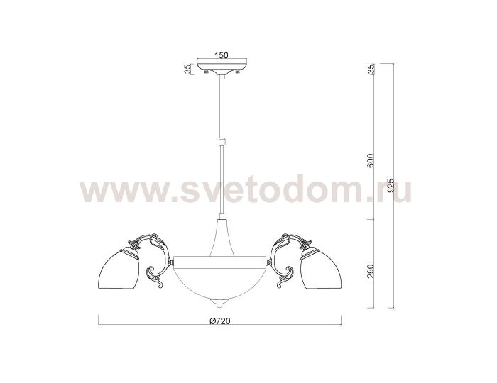 Потолочная люстра Biene MR1523-8C