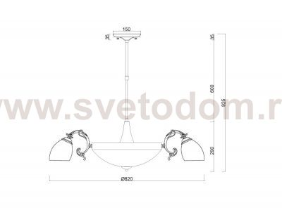 Потолочная люстра Biene MR1524-11C