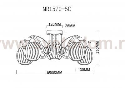 Потолочная люстра Daniella MR1570-5C MyFar