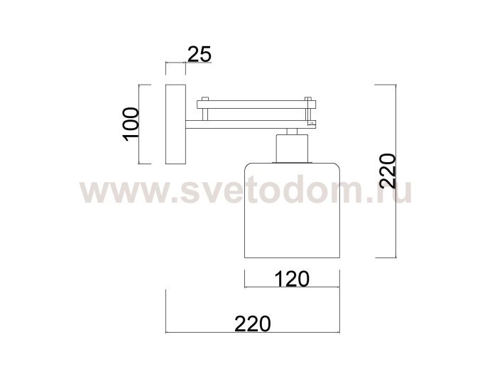 Бра Bona MR1590-1C