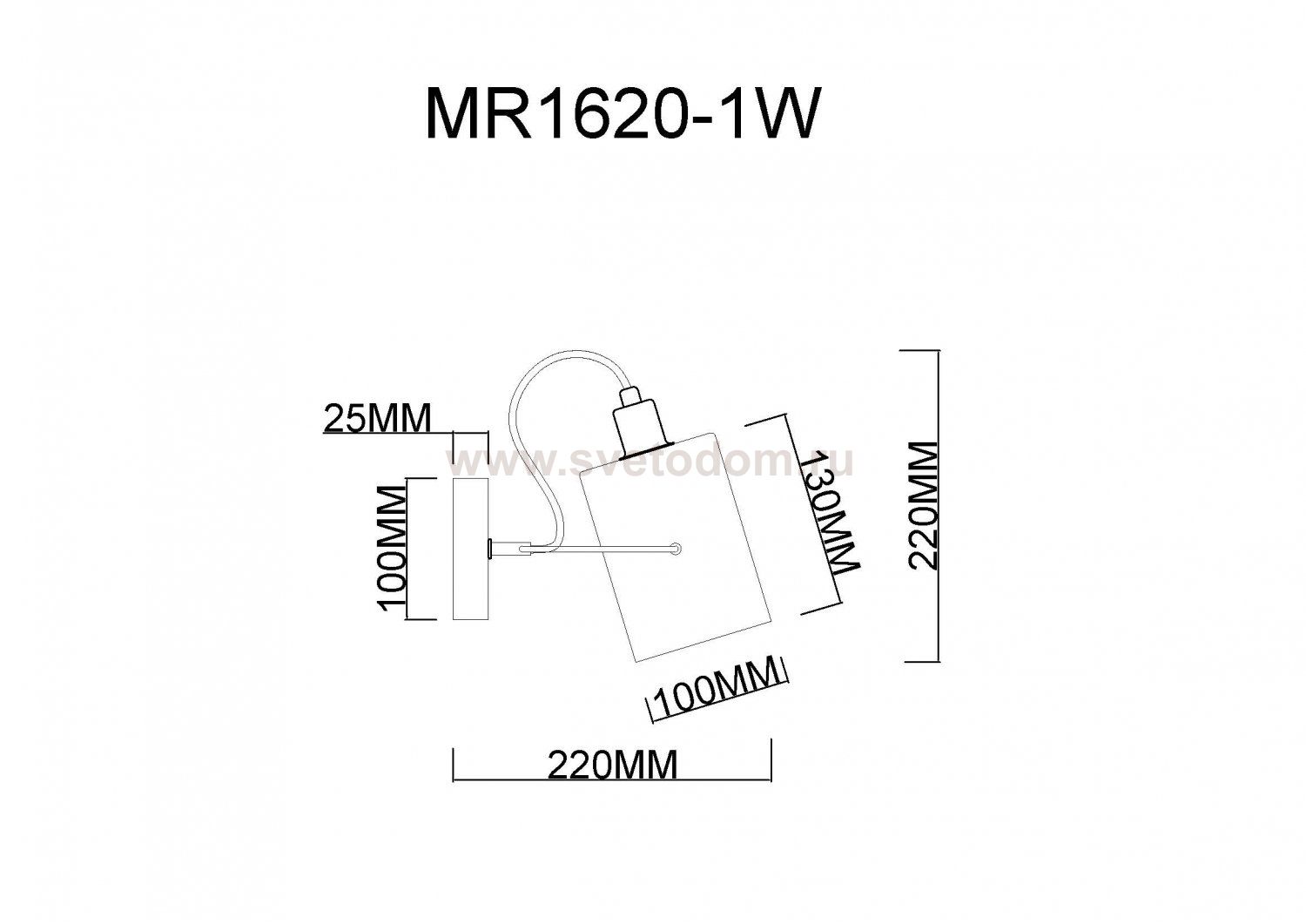 Бра Sara MR1620-1W MyFar