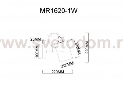 Бра Sara MR1620-1W MyFar