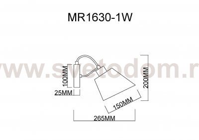 Бра Amber MR1630-1W MyFar