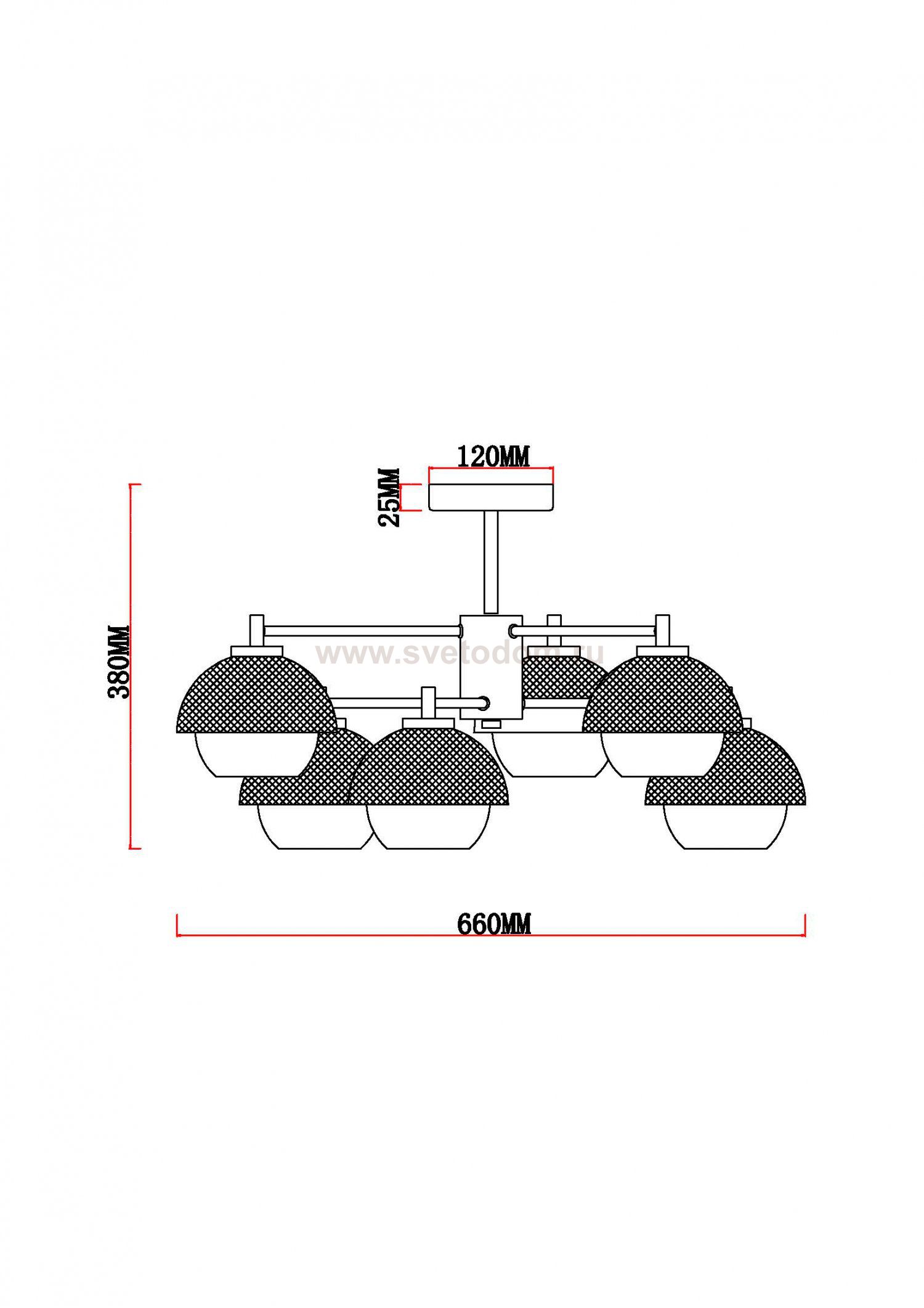 Потолочная люстра Hloya MR1781-6 MyFar