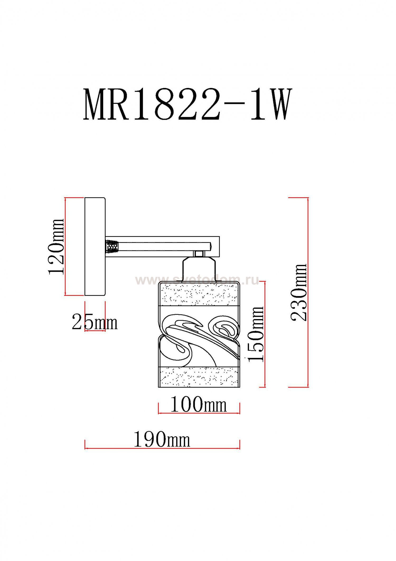 Бра Olivia MR1822-1W MyFar