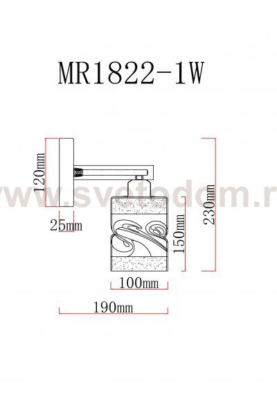Бра Olivia MR1822-1W MyFar