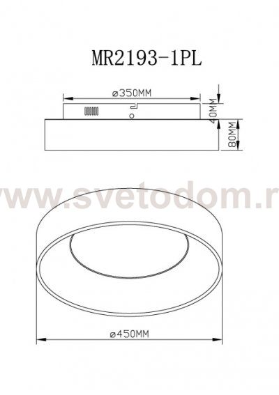 Потолочный светильник Shannon MR2193-1PL