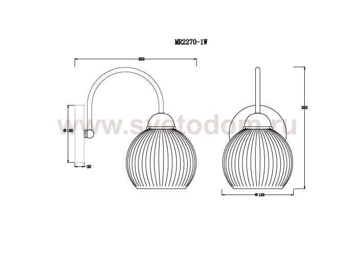 Бра Flora MR2270-1W
