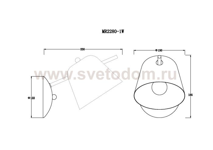 Бра Clementine MR2280-1W