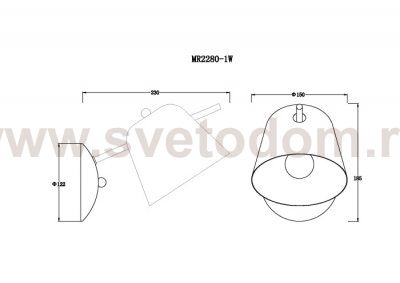 Бра Clementine MR2280-1W
