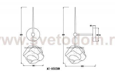 Бра Stella MR2320-1W