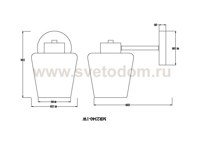 Бра Mark MR2340-1W