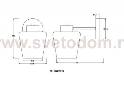 Бра Mark MR2340-1W