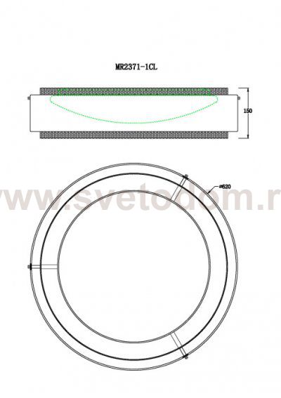 Потолочный светильник Anders MR2371-1CL