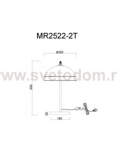 Интерьерная настольная лампа Biene MR2522-2T