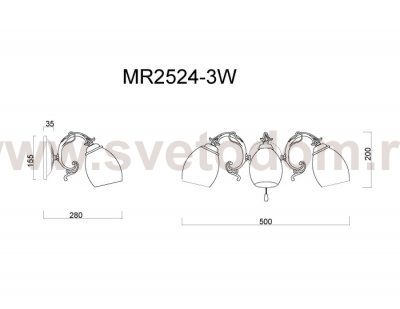 Бра Biene MR2524-3W