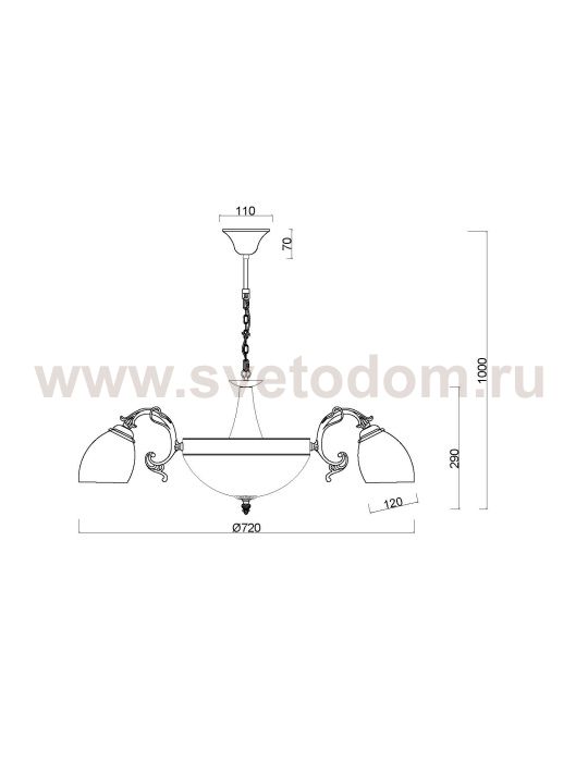 Подвесная люстра Биене MR2526-8P
