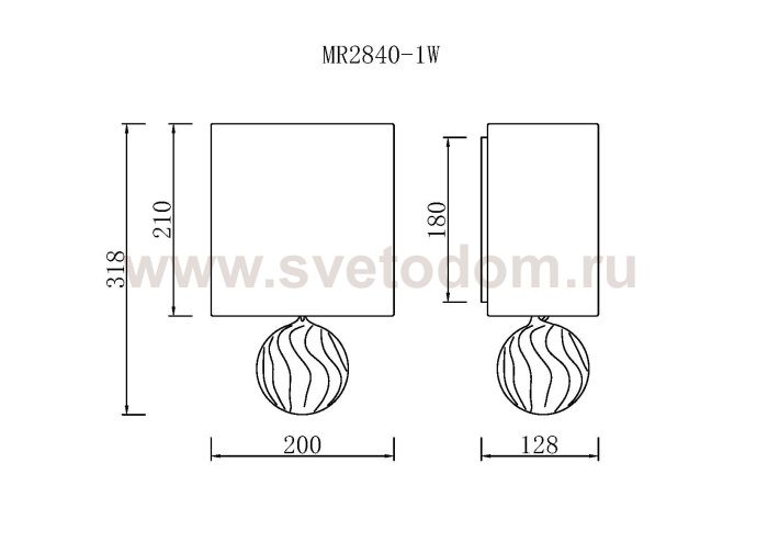 Бра Ауда MR2840-1W