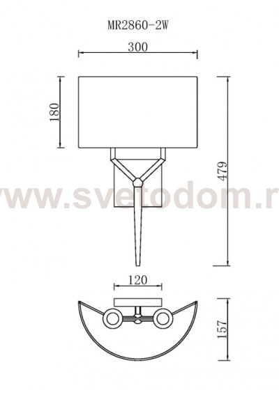 Бра Тея MR2860-2W