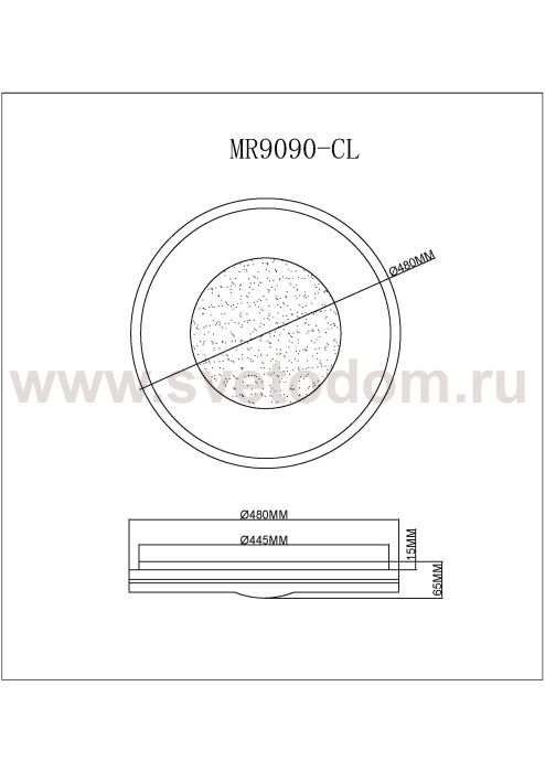 Потолочный светильник Despina MR9090-CL