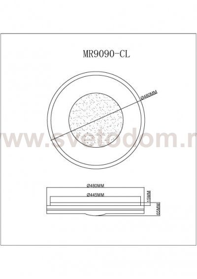 Потолочный светильник Despina MR9090-CL