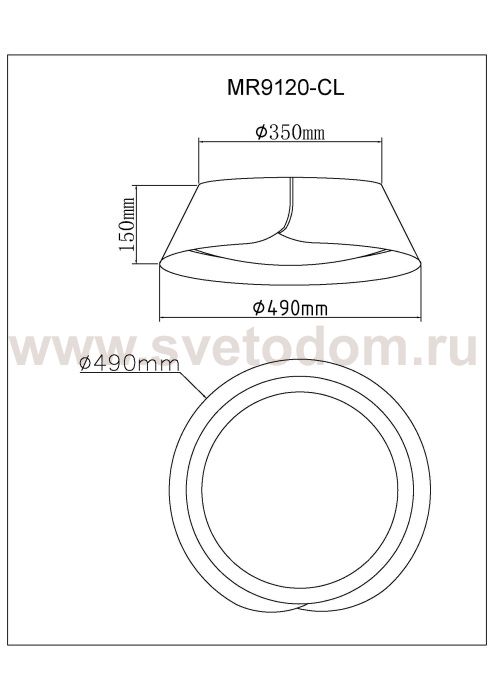 Потолочный светильник Cordelia MR9120-CL