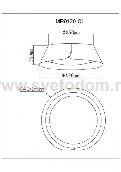 Потолочный светильник Cordelia MR9120-CL
