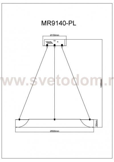 Подвесной светильник Elara MR9140-PL