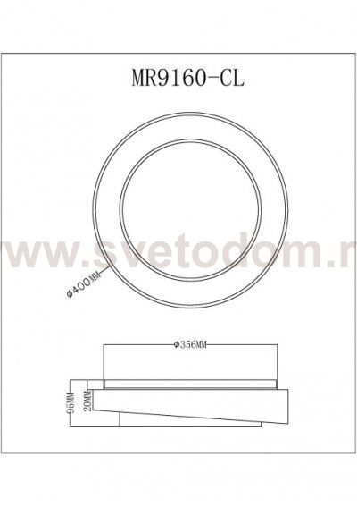 Потолочный светильник Rhea MR9160-CL