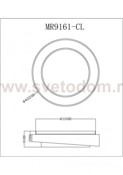 Потолочный светильник Rhea MR9161-CL