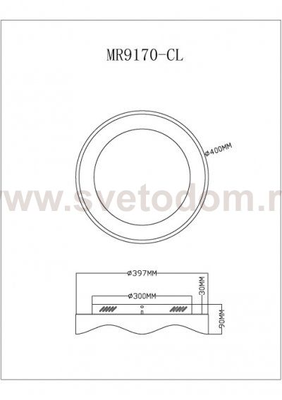 Потолочный светильник Diona MR9170-CL