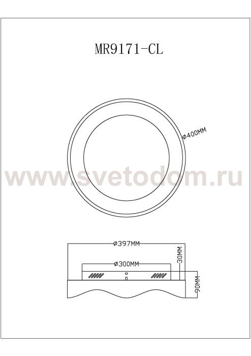 Потолочный светильник Diona MR9171-CL