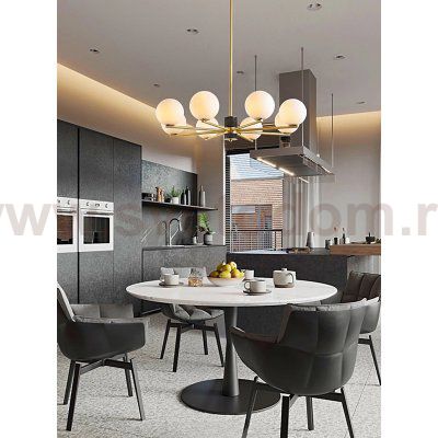 Люстра на штанге Mizi'en MZ121552-8-820 Grace