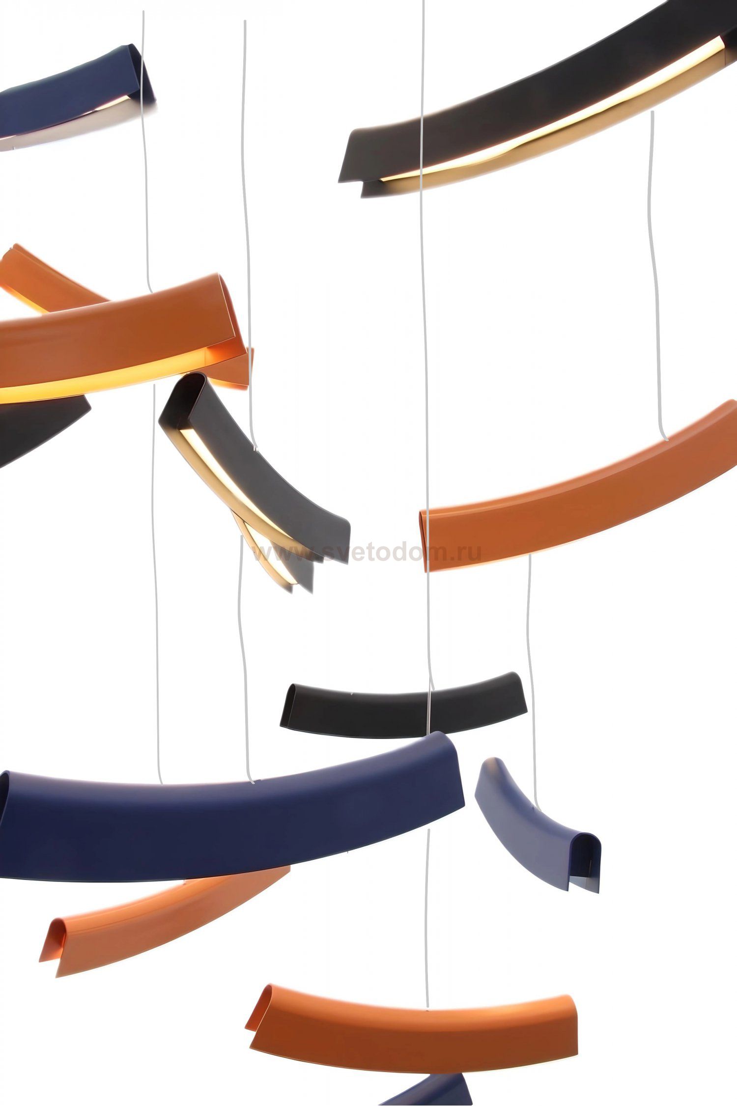 Подвесная светодиодная люстра Mizi'en MZ31505-16-multi Slim