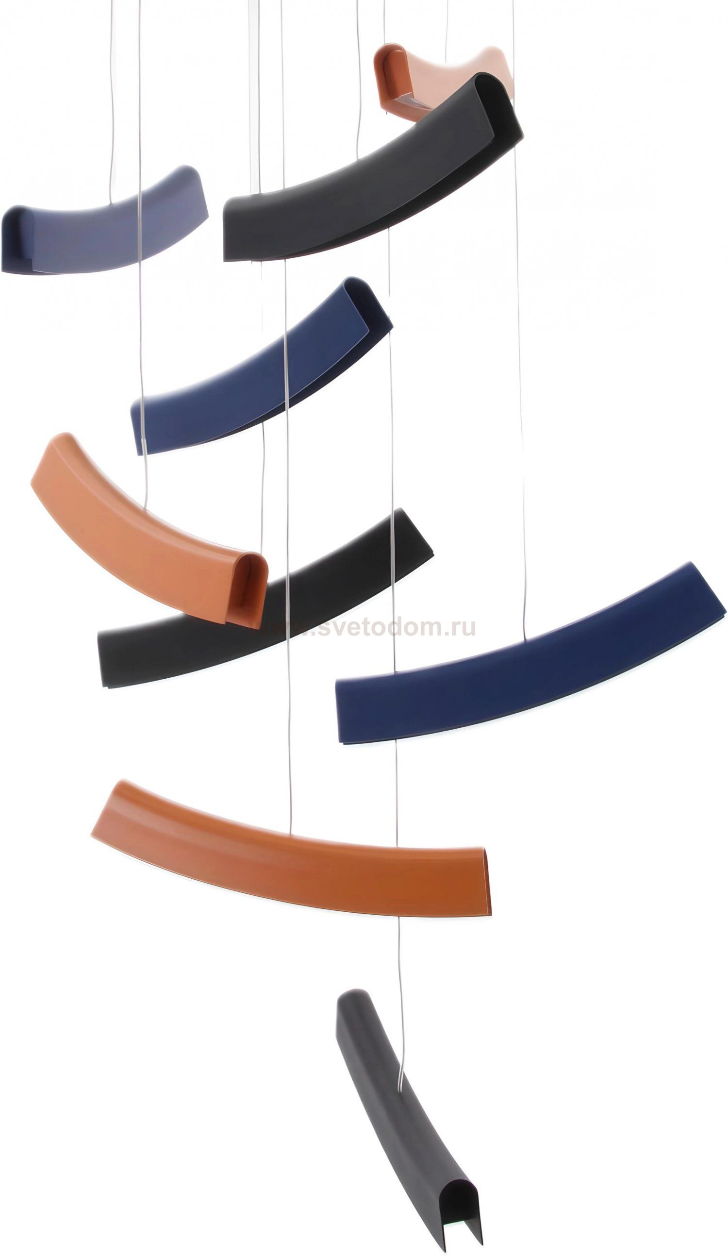 Подвесная светодиодная люстра Mizi'en MZ31505-9-multi Slim