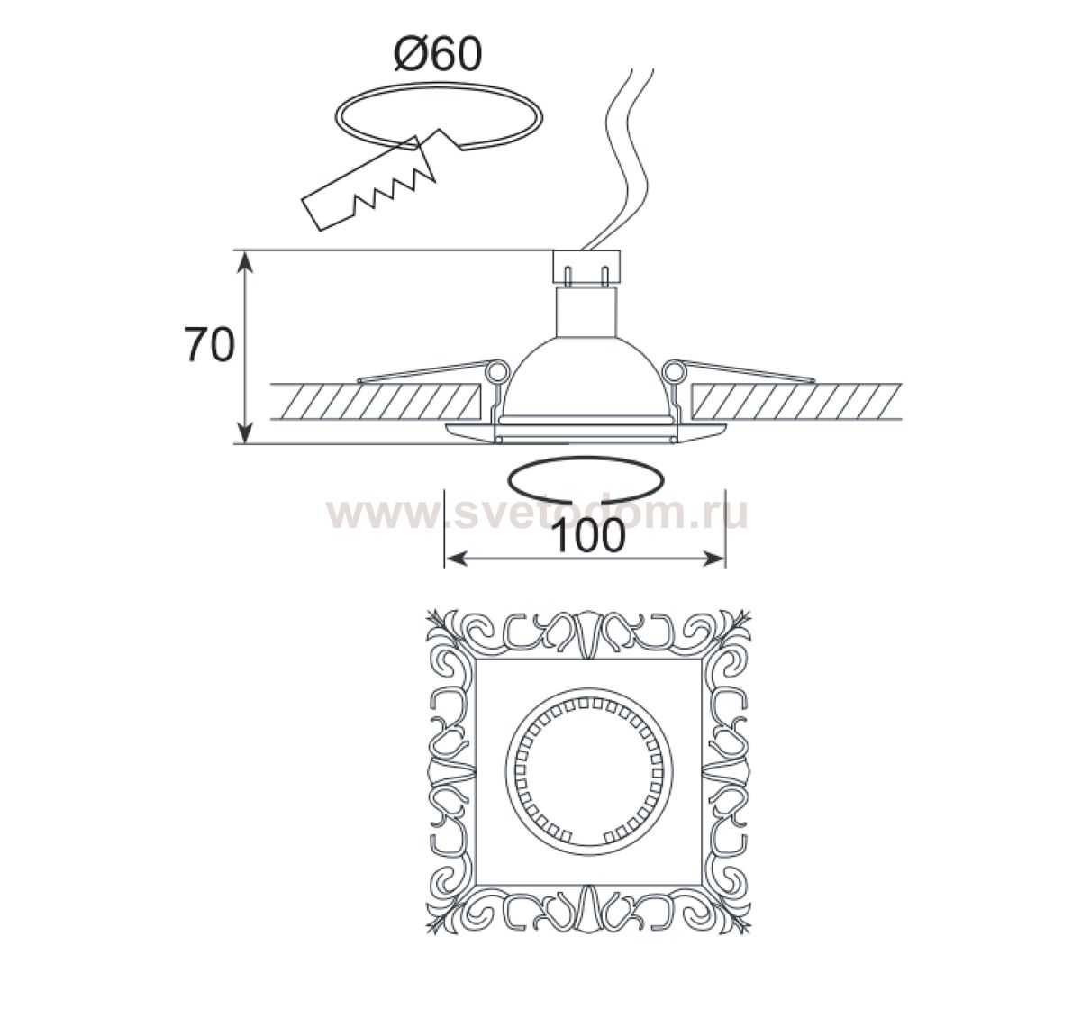 Donolux N1563-Light bronze