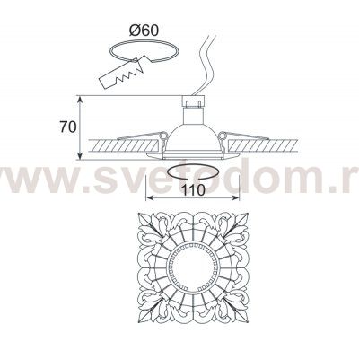 Donolux N1564-Light bronze