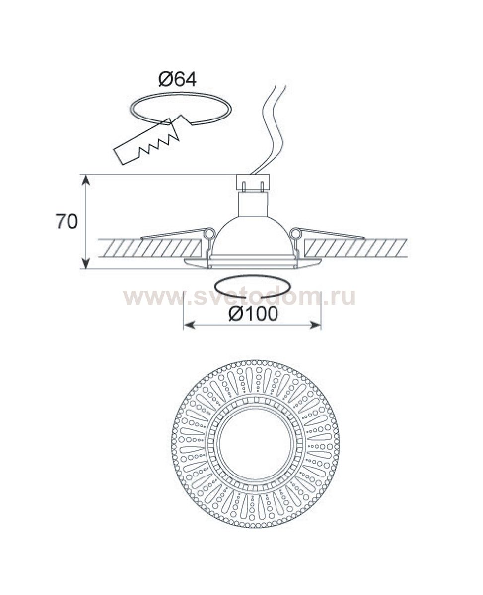 Donolux N1582-Antique bronze