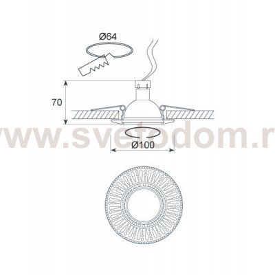 Donolux N1582-Antique bronze