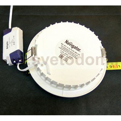 Светильник Navigator 71 816 NDL-RC1-9+3W-R180-WG-LED зеленая подсветка