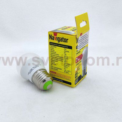 Лампа светодиодная шарик Е27 7Вт Navigator 94 469 NLL-G45-7-230-4K-E27 холодный свет