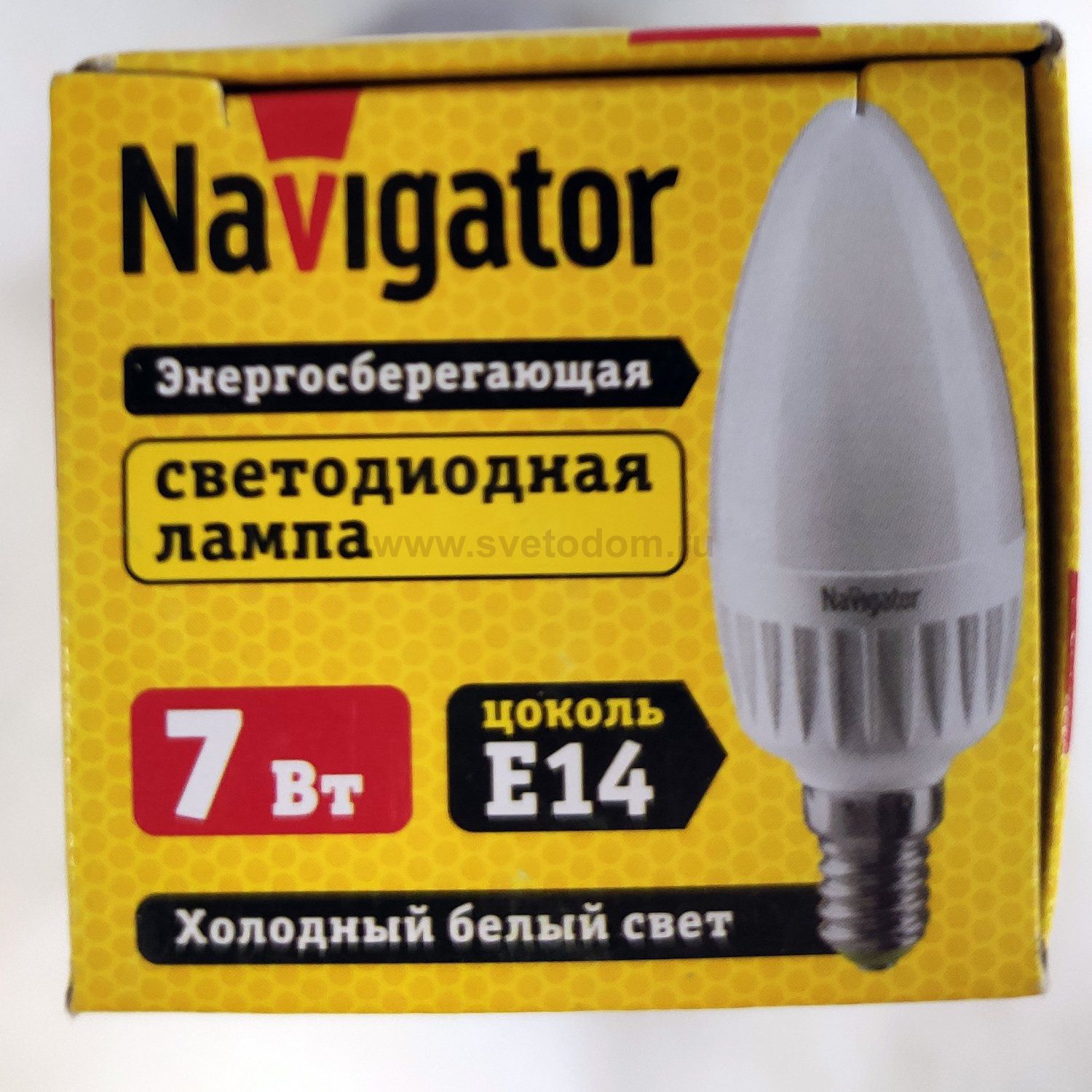 Лампа светодиодная свечка 7Вт Navigator 94 491 NLL-C37-7-230-2.7K-E14-FR