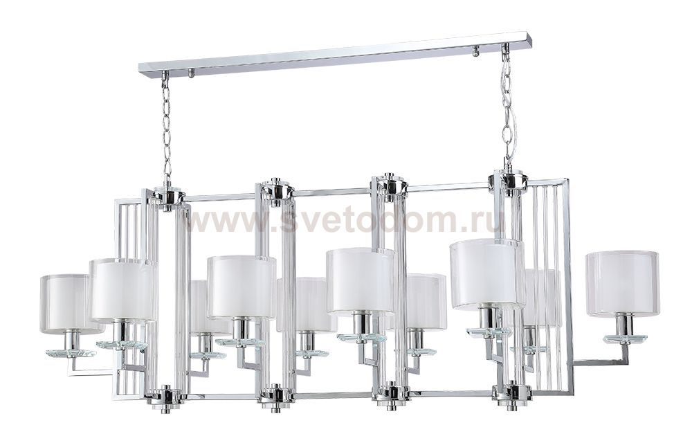 Crystal lux NICOLAS SP10 L1300 NICKEL/WHITE