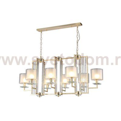 Люстра Crystal Lux NICOLAS SP8 L1000 GOLD/WHITE (3401/308L)